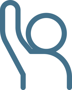 hand raised icon hand raised icon